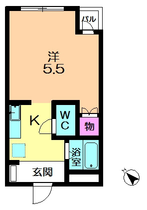 【間取り】 | ルミエール1号館