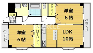 【間取り】 | 第7長栄マンション