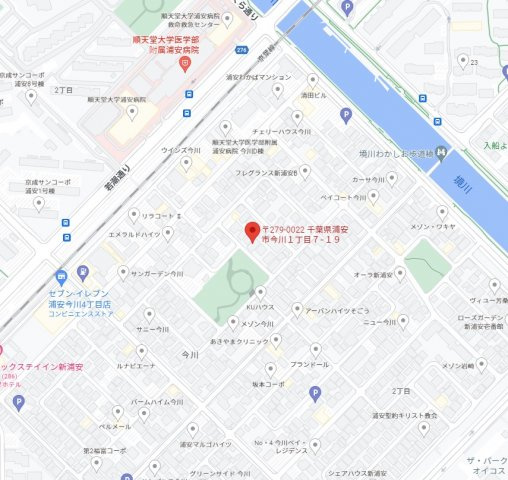 メゾンフォレスト３ の地図|現況優先です