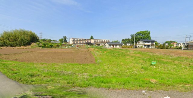 川越市下広谷　売地の外観|眺望良好なのびのびとした環境（西側公道より）