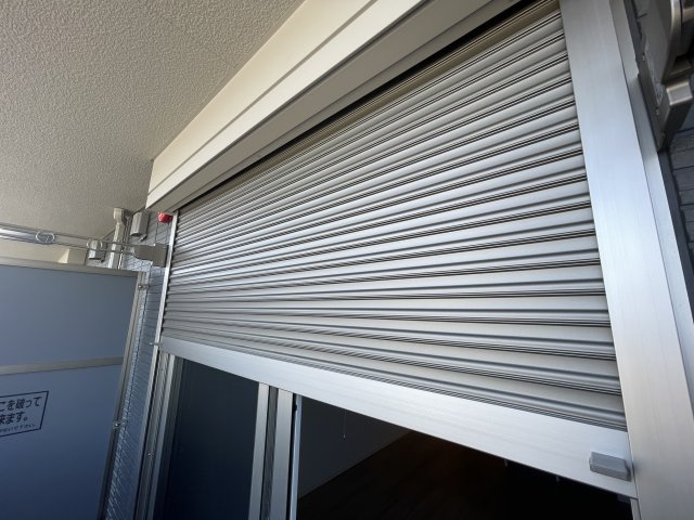 D-room公津の杜Aのバルコニー|防犯シャッター