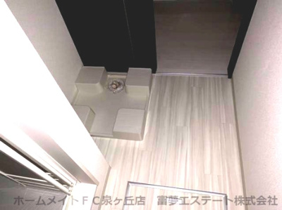 【洗面所】 | フジパレス鳳中町Ⅲ番館 | 室内洗濯機置場