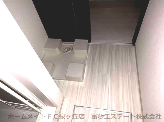 【洗面所】 | フジパレス鳳中町Ⅲ番館 | 室内洗濯機置場