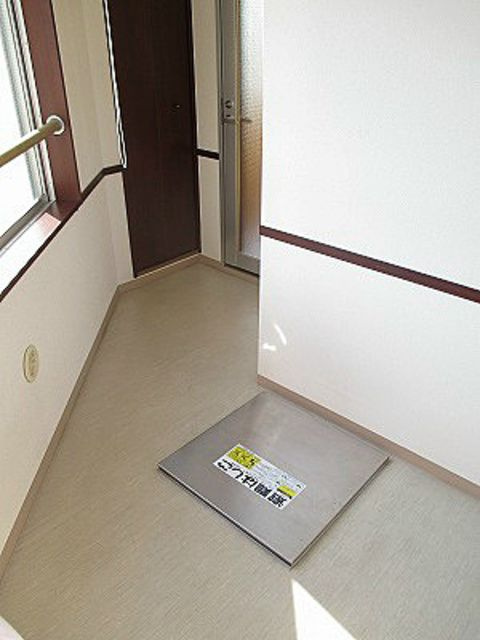 ISグランデセンター北のバルコニー|現況優先。