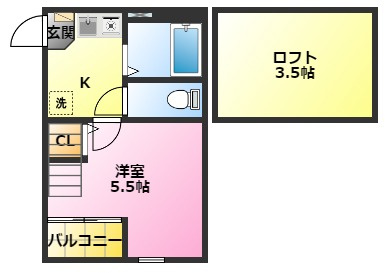 パーク・アベニュー元住吉の間取り|苅宿商店街・コンビニ・スーパー至近です♪
