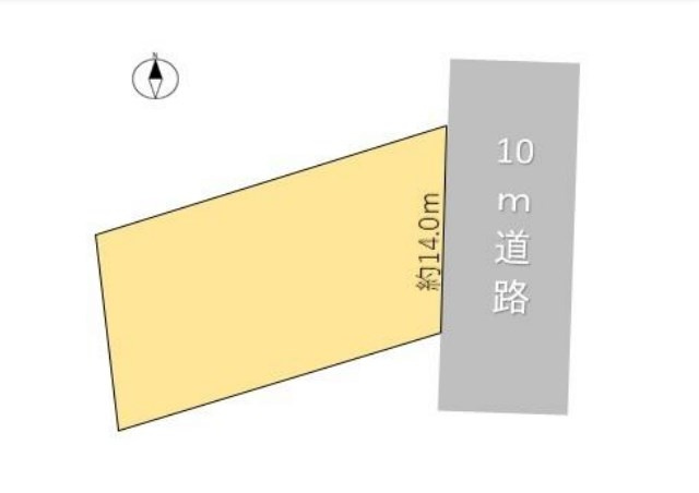 福井市上江尻町　土地の土地図