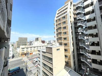 【展望】 | シャトー宿院 | 利便性の高い立地で、日当たりも通風もおすすめです。