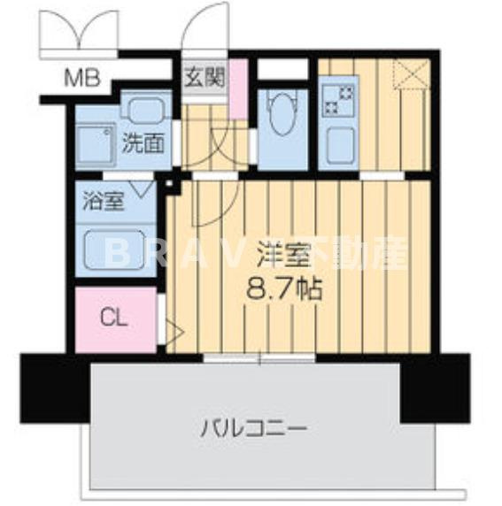 ドゥーエ森ノ宮 BRAVI不動産の間取り|【ドゥーエ森ノ宮】