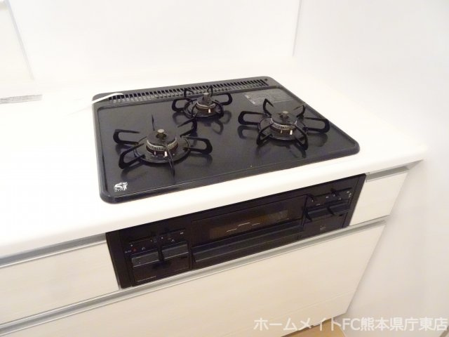 熊本市中央区帯山４丁目のアパートのキッチン