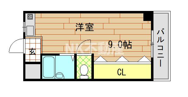 【間取り】 | セジュール八戸ノ里（八戸ノ里賃貸）