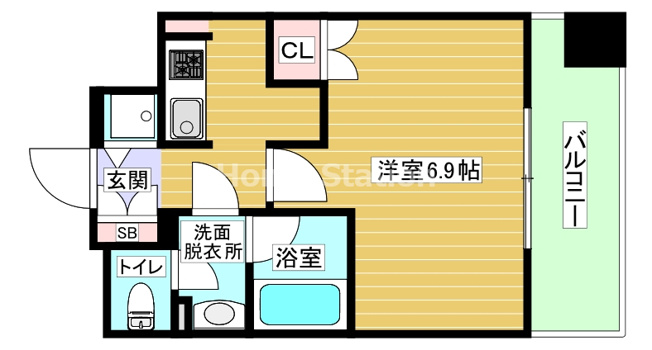【間取り】 | アルグラッド鷺洲