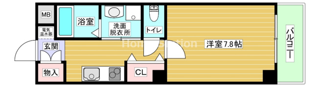 【間取り】 | ルミエール野田阪神新館