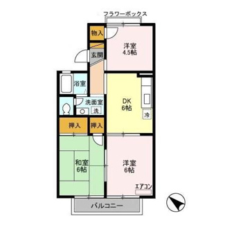 【間取り】 | グリーンヒルズＤ