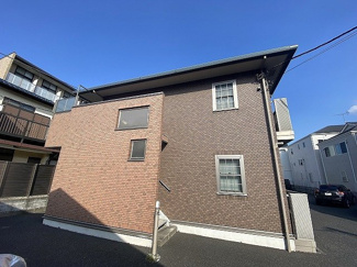 【外観】 | グリーンライン「高田」駅まで徒歩6分の2階建てアパート♪スーパーやドラッグストア、ホームセンターが近くて便利な住環境です☆