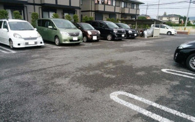 【駐車場】 | フローラルコートＣ | 駐車場完備です