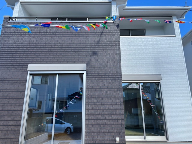 上里町神保原町17期（全3棟）1号棟の外観|建物完成済みでございます。お部屋のご内覧可能でございます。お気軽にお問合せ下さいませ(^▽^)/