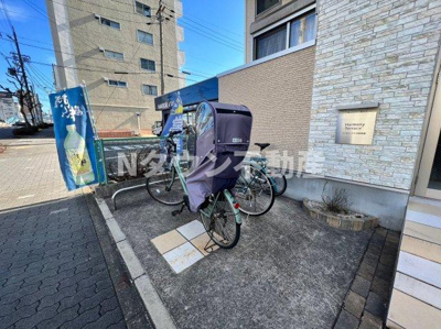【その他共用部分】 | ハーモニーテラス茶屋坂通 | 敷地内駐輪場です
