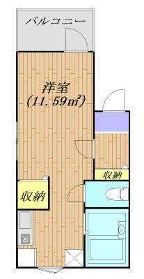 メルディア西生田Ⅰの間取り