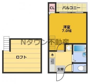 【間取り】 | シェーネスハイム黒門 | 間取りです