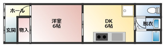【間取り】 | ハイツ石村