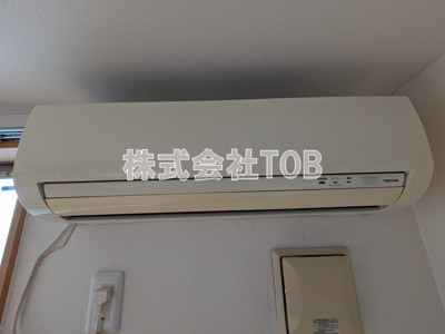 【設備】 | アップライン | 洋室エアコン※クリーニング中の写真※