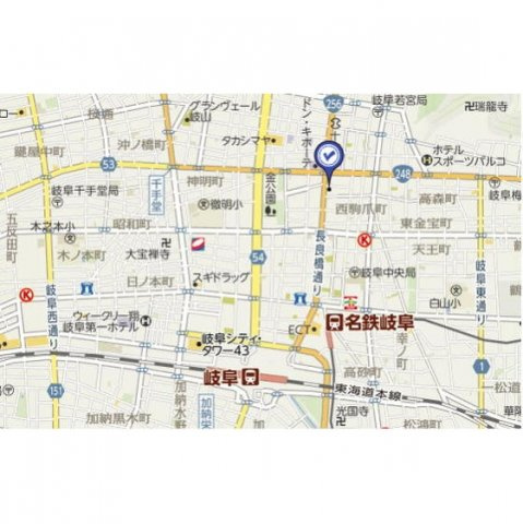 岐阜市神田町６丁目の店舗事務所の外観