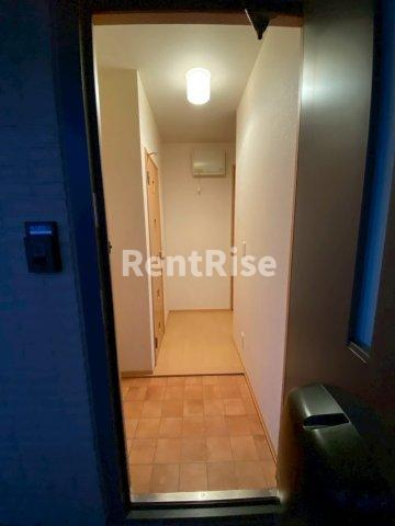 ソレアード Ａ棟の玄関