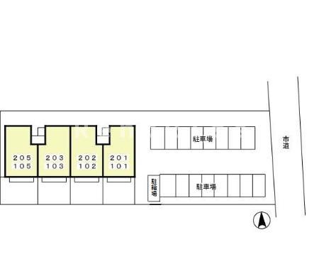 ブルームコートの玄関