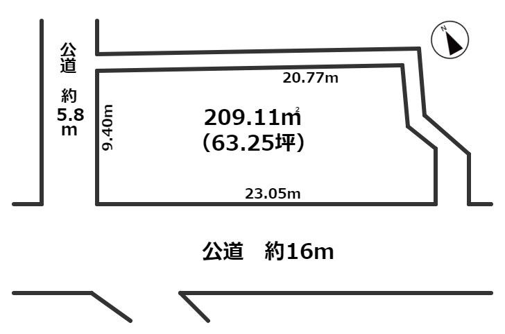 豊田市和会町　土地の土地図