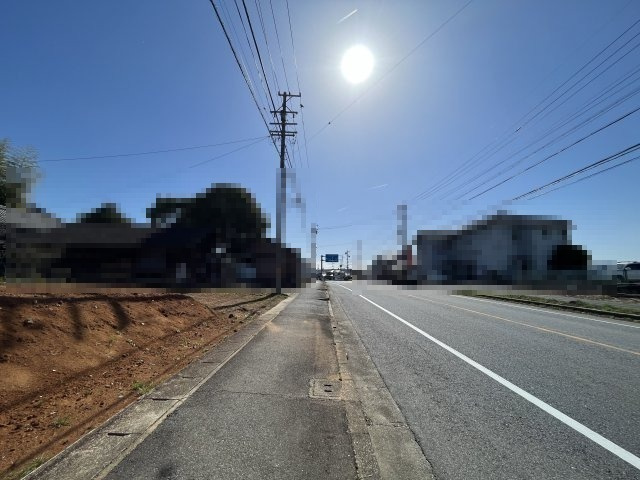 豊田市和会町　土地の前面道路含む現地写真