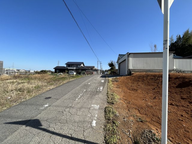 豊田市和会町　土地の前面道路含む現地写真