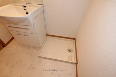【設備】 | オアシスＢ | 洗濯機パン
アシスB棟　202号室　2019/11/18撮影