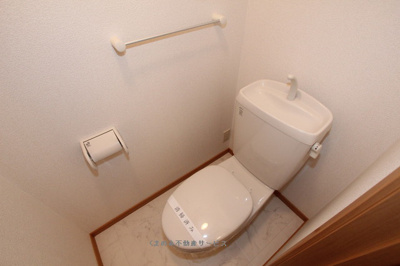 【トイレ】 | オアシスＢ | 落ち着いたトイレです
アシスB棟　202号室　2019/11/18撮影