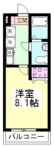 習志野市谷津２丁目のアパートの間取り|※反転タイプもございます。