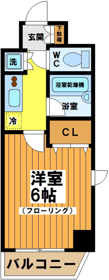 【間取り】 | スカイコート幡ヶ谷