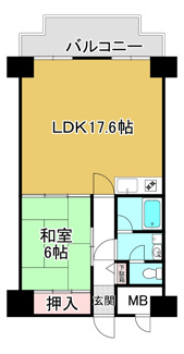【間取り】 | ヴェルドール琵琶湖リゾート | カーペット、ＩＨクッキングヒーター新調！