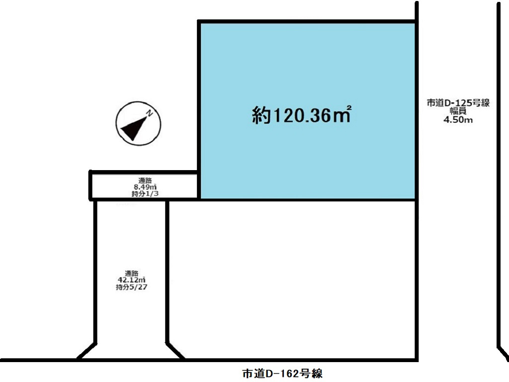 南区鹿手袋4丁目　売地の画像