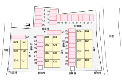 【区画図】 | ラ・フォーレみかげA