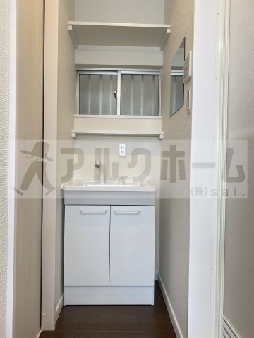 家の森ハイツの独立洗面台
