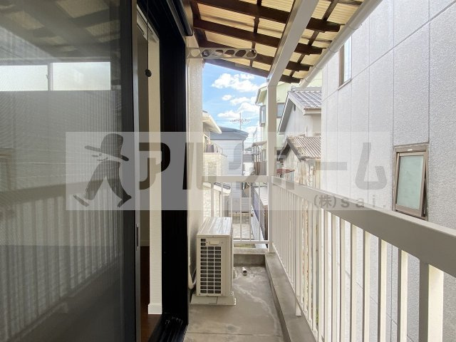 家の森ハイツのバルコニー