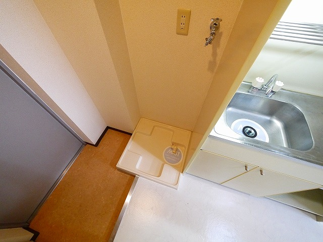 オーキッドあやめ池の設備|洗濯機置き場になります