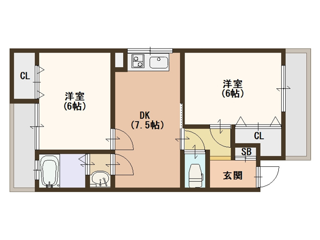 【間取り】 | オーナーズマンション御崎