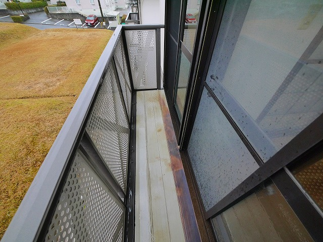 サニープラザのバルコニー