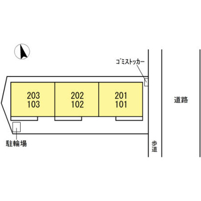 【区画図】 | セレシェイラ弐番館