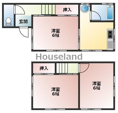 鳴神戸建　115-21の間取り