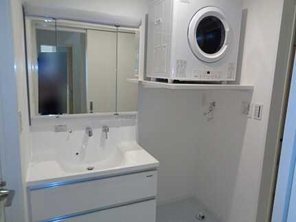 広弁天橋町No.２新築住宅の独立洗面台