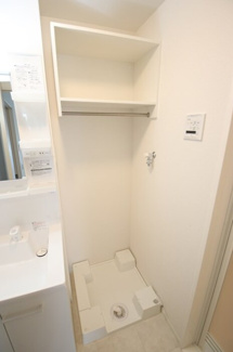 【洗面所】 | D-room霞町 | 洗濯機置き場