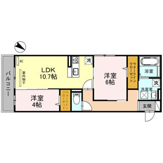【間取り】 | ＧＲＡＮＤＥＬ　Ｂ棟