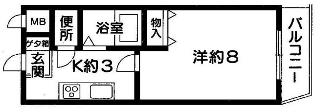 ジュネス鴨池の間取り