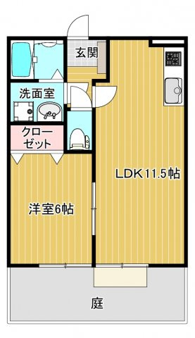 【間取り】 | コンフォートＫ・Ｍ